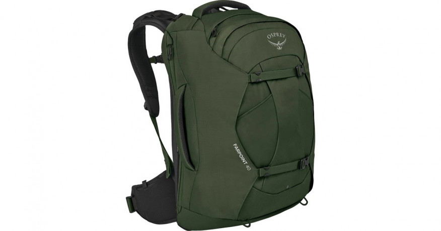Osprey Osprey Farpoint 40, Rucksack dunkelgrun, 40 Liter dunkelgrun Osprey Farpoint 40, рюкзак темно-зеленый, 40 литров