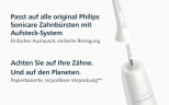Philips Sonicare W2 Optimal White, Original Replacement Brush Heads, White, Pack of 2, HX6062/87 Сменные насадки для зубной щетки Philips Sonicare W2 Optimal White, 2 шт