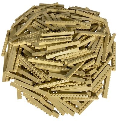 LEGO LEGO 1x12 Steine Beige - 25 Stuck - Tan bricks 6112 LEGO 1x12 бежевых кубиков — 25 штук — светло-коричневые кирпичи 6112