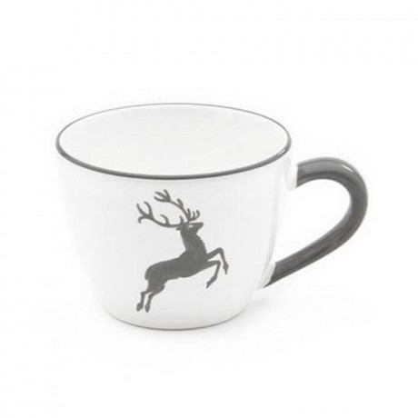 Gmundner Keramik Gmundner Keramik Grauer Hirsch Tee-Obertasse Maxima 0,4 L Чайная чашка Gmundner Ceramics Grey Deer Maxima 0,4 л