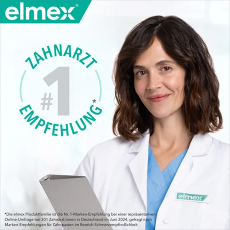 elmex Sensitive Zahnpasta, Mundspuelung & Zahnbuerste Multipack, Набор Sensitive для чувствительных зубов: щётка, зубная паста и ополаскиватель, 3 средства