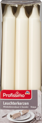 Profissimo Свечи для подсвечника champagner, 9 шт