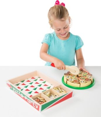 Melissa Doug Pizza aus Holz Деревянная пицца