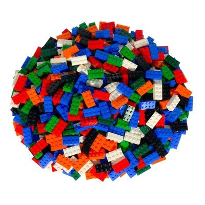 LEGO LEGO 2x4 Steine Bunt - 250 Stuck - Colorful bricks 3001 Разноцветные кирпичи LEGO 2x4 - 250 штук - Разноцветные кирпичи 3001