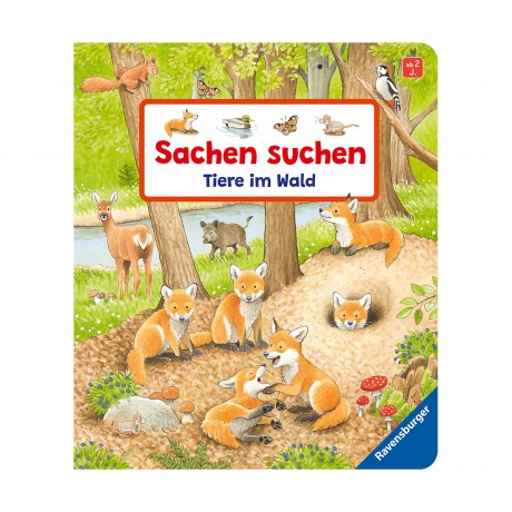 Ravensburger Sachen suchen: Tiere im Wald Ищу вещи: животные в лесу