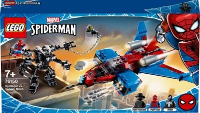 LEGO LEGO Marvel Super Heroes 76150 Spiderjet vs. Venom Mech LEGO Marvel Super Heroes 76150 Паукообразный двигатель против Венома