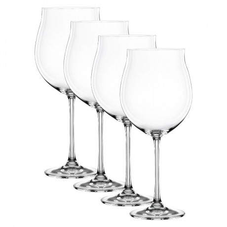 Nachtmann Nachtmann Vivendi Premium - Lead Crystal Burgunder Pokal Glas Set 4-tlg. 897 ml / h: 251 mm Nachtmann Vivendi Premium - Набор бордовых бокалов из свинцового хрусталя, 4 предм. 897 мл/ч: 251 мм