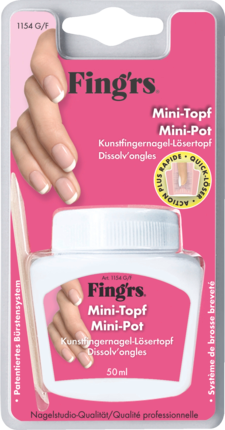 Fing'rs Мини-горшочек для снятия ногтей, 50 мл