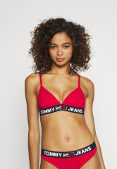 Tommy Hilfiger BRALETTE UNLINED Triangle bra primary red БЮСТГАЛЬТЕР БЕЗ ПОДКЛАДКИ Бюстгальтер с треугольными чашечками первичный красный