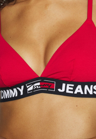 Tommy Hilfiger BRALETTE UNLINED Triangle bra primary red БЮСТГАЛЬТЕР БЕЗ ПОДКЛАДКИ Бюстгальтер с треугольными чашечками первичный красный