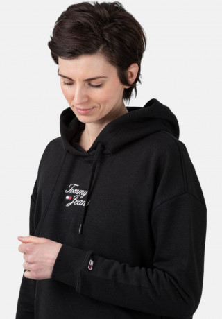 Tommy Hilfiger Hoodie black толстовка с капюшоном черный