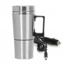 GelldG GelldG Wasserkocher 500ml Auto Wasserkocher Edelstahl 12V Reisewasserkocher Kaffee Tasse, 0.5 l Чайник GelldG, 500 мл, автомобильный чайник, нержавеющая сталь, 12 В, дорожный чайник, кофейная чашка, 0,5 л