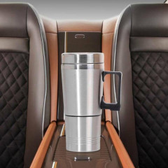 GelldG GelldG Wasserkocher 500ml Auto Wasserkocher Edelstahl 12V Reisewasserkocher Kaffee Tasse, 0.5 l  Чайник GelldG, 500 мл, автомобильный чайник, нержавеющая сталь, 12 В, дорожный чайник, кофейная чашка, 0,5 л