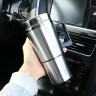 GelldG GelldG Wasserkocher 500ml Auto Wasserkocher Edelstahl 12V Reisewasserkocher Kaffee Tasse, 0.5 l Чайник GelldG, 500 мл, автомобильный чайник, нержавеющая сталь, 12 В, дорожный чайник, кофейная чашка, 0,5 л