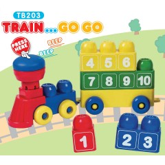 Tutor Blocks Meine ersten Magnetbausteine Zahlenzug Мой первый поезд с числами из магнитных кубиков