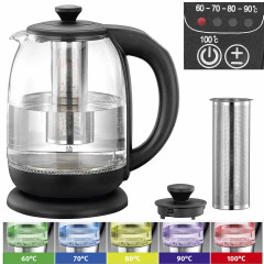 MELISSA MELISSA Wasserkocher 16130305 mit Temperatur-Regelung und Tee-Filter, 2000 W  Чайник MELISSA 16130305 с регулировкой температуры и чайным фильтром, 2000 Вт