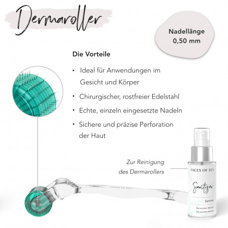 FACES OF FEY Microneedlingset Basic Niacinamid 0,50mm Набор для микронидлинга Basic Niacinamide 0,50 мм