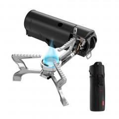 EVOCAMP EVOCAMP Gaskocher faltbar, kompatibel mit 227g Gaskartuschen, inkl. Tragetasche  Складная газовая плита EVOCAMP, совместимая с газовыми баллончиками 227 г, включая сумку для переноски.