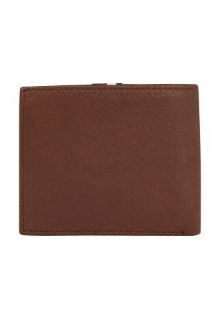 Tommy Hilfiger TH PREM LEA CC FLAP AND COIN Wallet dark chestnut TH PREM LEA CC FLAP AND COIN Бумажник темно-каштановый