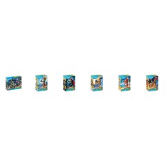PLAYMOBIL 6er Set: 70361 SCOOBY-DOO! Abenteuer im Geisterhaus + 70716 SCOOBY-DOO! Sammelfigur Samurai + 70715 SCOOBY-DOO! Sammelfigur Vampir + 70714 SCOOBY-DOO! Sammelfigur Polizist + 70713 SCOOBY-DOO! Sammelf Набор из 6 штук: 70361 СКУБИ-ДУ! Приключения