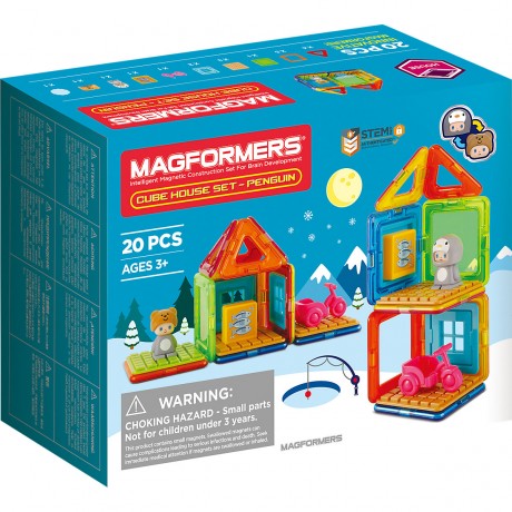 MAGFORMERS Magformers Cube House Penguin Дом-пингвин Magformer's Cube