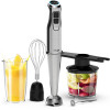 Aoucheni Aoucheni Stabmixer Purierstab Set Elektrischer 4 in 1 Mixer, 1000,00 W, inklusive Zerkleinerer, Messbecher, Milchaufschaumer und Schneebesen Ручной блендер Aoucheni, набор стержней для очистки, электрический миксер 4 в 1, 1000,00 Вт, включая изм