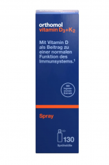 Orthomol D3 + K2 spray, Витамин Д3 и К2 для иммунитета и костей, оральный спрей, 20 мл (130 распылений)