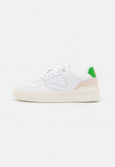 Tommy Hilfiger BASKET  Trainers white/galvanicgreen КОРЗИНА кроссовки белый/гальванический зеленый