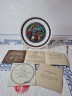 DE LIMOGES Коллекционная номерная тарелка №CD463 из серии "Весть о великой радости" Noёl Vitral (Ноэль Витраль) с сертификатом, 21,5см, Франция, 1977г
