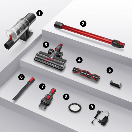Sintech Sintech Akku-Stielstaubsauger Akku Staubsauger 4 in 1 Staubsauger Kabellos, 27000Pa, mit Ladegerat  Sintech аккумуляторный пылесос, беспроводной пылесос, пылесос 4 в 1, беспроводной, 27000Па, с зарядным устройством