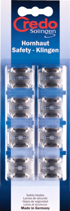 Credo Hornhaut Safety-Klingen für Safety Hobel Безопасные лезвия для Ножа для срезания роговицы на ногах, 8 шт