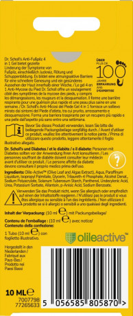 SCHOLL Anti-Fusspilz 4in1 Gel, 10 ml, Шолль Гель от грибка стоп 4в1, лечение и профилактика, 10 мл