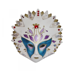 Маска винтажная Venicia Im Stil, гипс, 14 x 15 см, Германия, 1960-70гг.