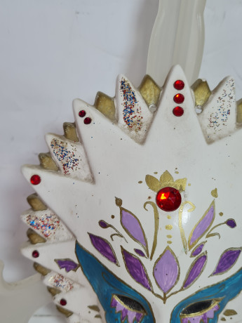 Маска винтажная Venicia Im Stil, гипс, 14 x 15 см, Германия, 1960-70гг.