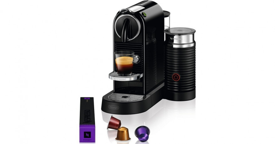 DeLonghi DeLonghi Nespresso Citiz EN 267.BAE, Kapselmaschine schwarz/silber schwarz, silber DeLonghi Nespresso Citiz EN 267.BAE, капсульная машина черный/серебристый