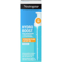 Neutrogena Hydro Boost Hydrating Fluid LSF 50, 50 ml, Neutrogena Hydro Boost Увлажняющий солнцезащитный флюид для лица SPF 50 без отдушки, 50 мл