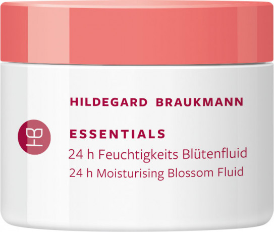 Hildegard Braukmann ESSENTIALS 24h Feuchtigkeits Bluetenfluid, 50 ml, Hildegard Braukmann крем-уход для лица 24 часа для комбинированной кожи, для женщин, 50 мл