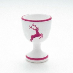 Gmundner Keramik Gmundner Keramik Bordeauxroter Hirsch Eierbecher glatt d: 4,9 cm / h: 7,5 cm Керамическая подставка для яиц из бордоского благородного оленя Gmundner гладкая d: 4,9 см / высота: 7,5 см