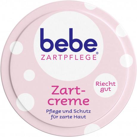 bebe Zartpflege Zartcreme, 150 ml, bebe детский смягчающий крем Zartpflege с витамином E для нежной кожи, большой формат, 150 мл