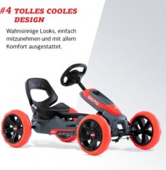 BERG Go-Kart Reppy Roadster mit Soundbox Blau Карт Reppy Roadster со звуковой коробкой синего цвета