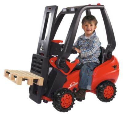 BIG Linde Forklift Tretgabelstapler Педальный вилочный погрузчик Linde Forklift