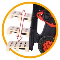 BIG Linde Forklift Tretgabelstapler Педальный вилочный погрузчик Linde Forklift