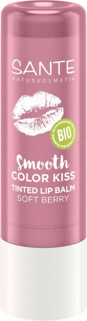 SANTE Smooth Color Kiss Soft Berry, 4.8 g, Санте Оттеночное средство для губ Smooth Color Kiss, оттенок Soft Berry, ягодный, 4,8 г