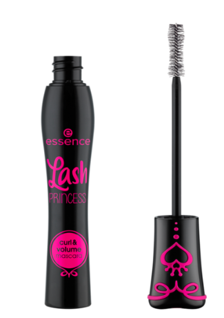essence cosmetics Wimperntusche Lash PRINCESS curl & volume mascara, Эссенс Тушь для ресниц с эффектом подкручивания и объема, черная, 12мл