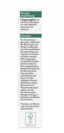 altapharma Omega-3 Algenol Капсулы c EPA и DHA из масла микроводоросли, веганские, 30шт