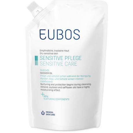 Eubos SENSITIVE Dusch Ol F Nachf.Btl. Масло для душа SENSITIVE F сменный пакет