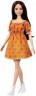 Mattel Barbie Fashionistas Puppe im schulterfreien Polka-Dot Kleid Кукла Barbie Fashionistas в платье без бретелек в горошек