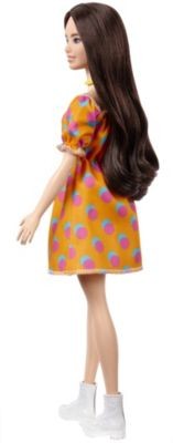 Mattel Barbie Fashionistas Puppe im schulterfreien Polka-Dot Kleid Кукла Barbie Fashionistas в платье без бретелек в горошек