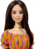 Mattel Barbie Fashionistas Puppe im schulterfreien Polka-Dot Kleid Кукла Barbie Fashionistas в платье без бретелек в горошек