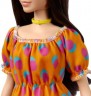 Mattel Barbie Fashionistas Puppe im schulterfreien Polka-Dot Kleid Кукла Barbie Fashionistas в платье без бретелек в горошек